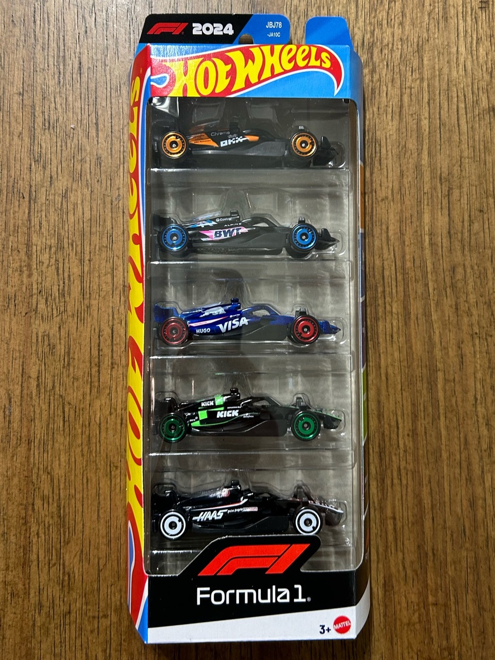 Hot Wheels Formula 1 2024 Set includes 5 cars!
